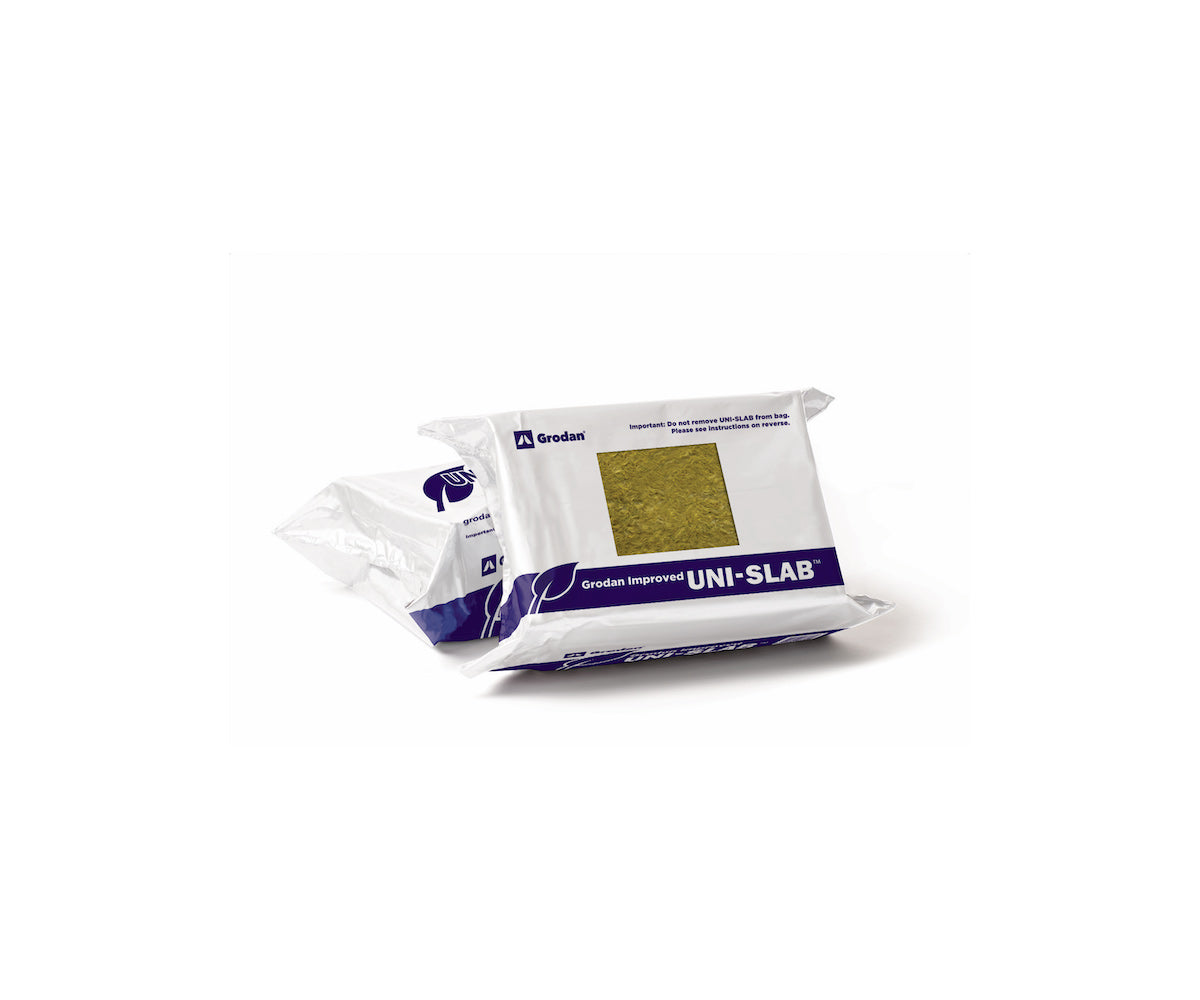 Grodan GR-Unislab 9.4x7.6x3.9 with 4"x4" hole case of 16