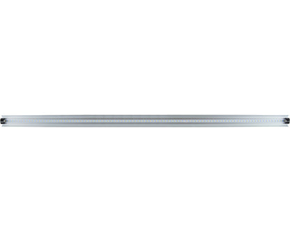 SunBlaster 48-inch 6400K LED strip grow light with a slim silver housing and visible LED row on a white background.