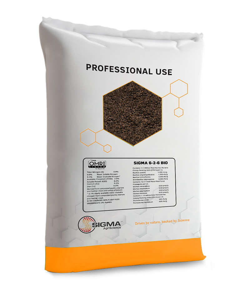 Sigma 6-2-6 Bio Fine With Value-Added Biologicals | 50 lb.