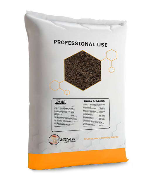 Sigma 6-2-6 Bio Fine With Value-Added Biologicals | 50 lb.