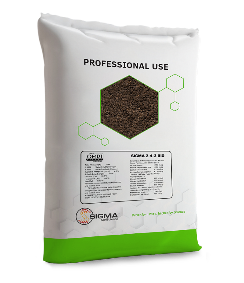 Sigma 2-4-2 Bio With Value-Added Biologicals | 50 lb.