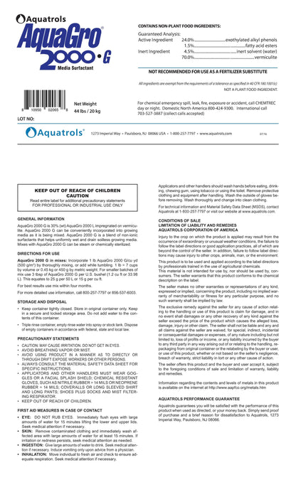 AquaGro 2000 - 120 lb