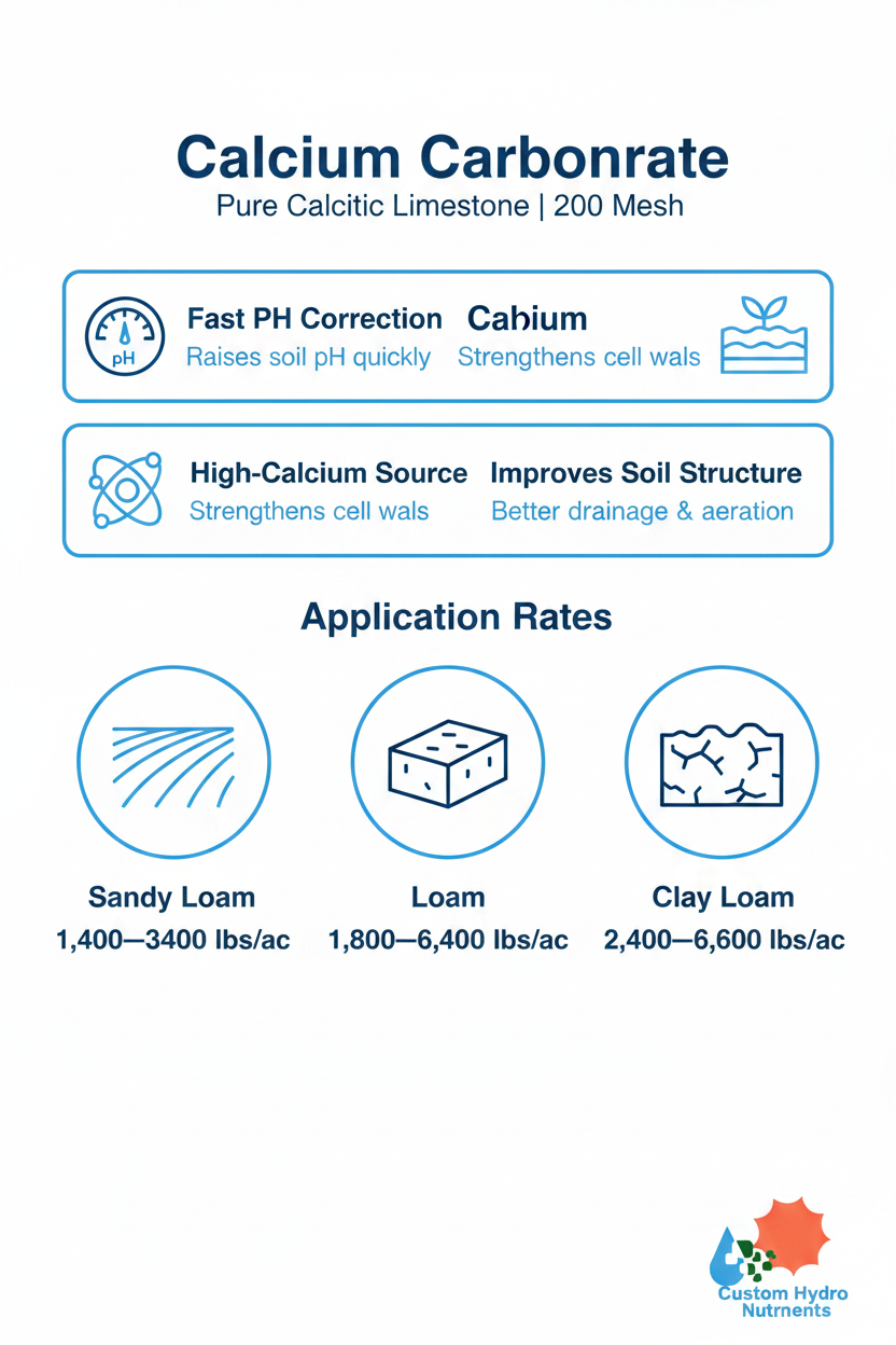 Calcium Carbonate Infographic