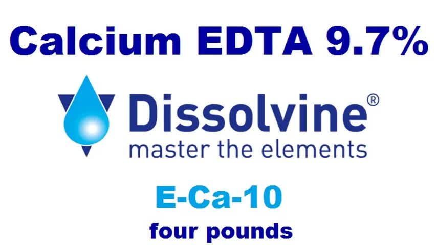 Calcium EDTA chelated 9.7% 4 lb.