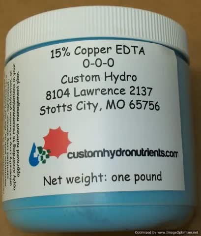 Copper EDTA 15% 1 lb.