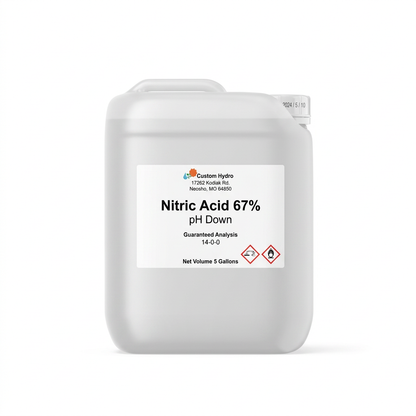 Custom Hydro 67% nitric acid pH down in a 5-gallon jerrican