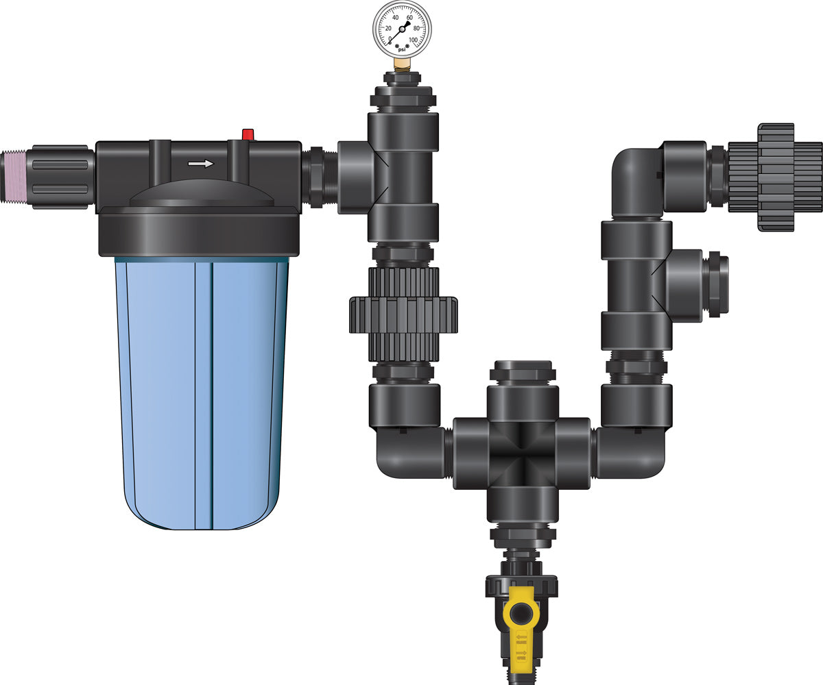Dilution Solutions Hi-Flo (NDS) Kit, No-Monitor, 1.5 in