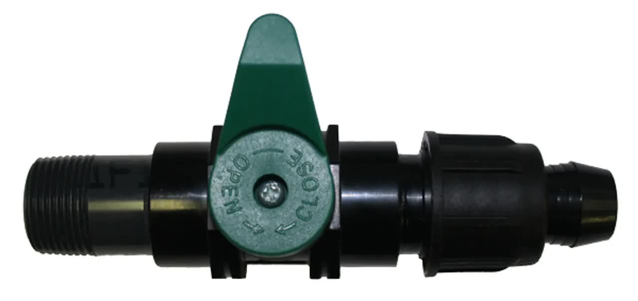 3/4" Easy Loc x 3/4" MPT w/ Valve