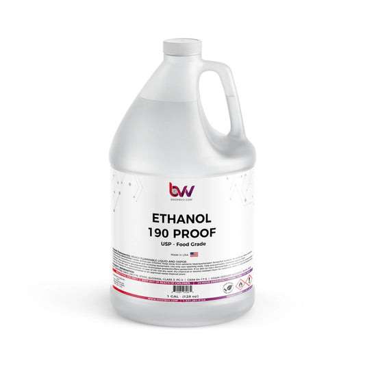 Ethanol 190 Proof (95%) USP/FCC Food Grade, Kosher - 1-gallon