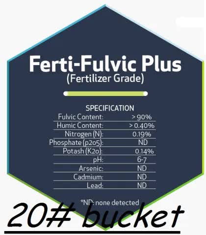 Ferti-Fulvic Plus 90% Fulvic Acid 20 lb.