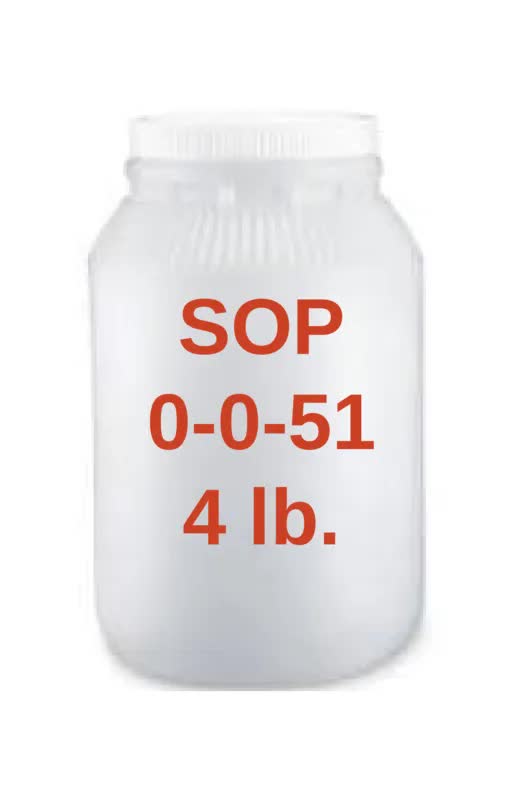 Sulfate of Potash 0-0-51 Greenhouse Grade 4 lb.