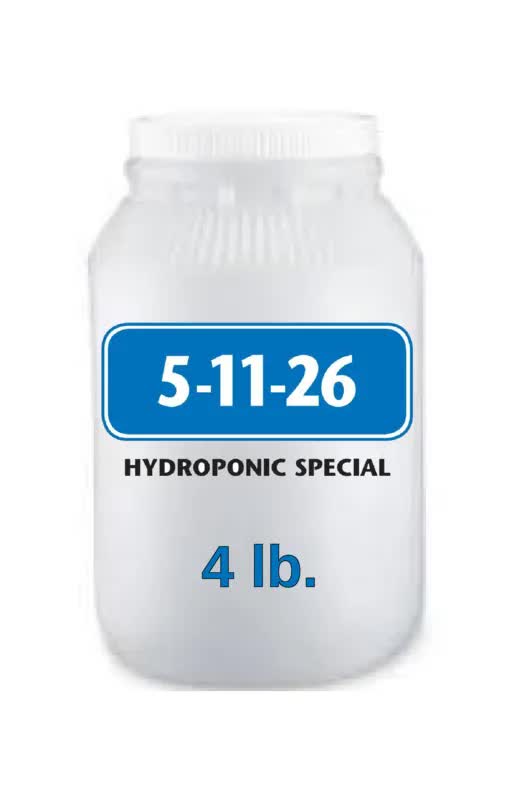 5-11-26 Hydroponic Special fertilizer 4 lb.