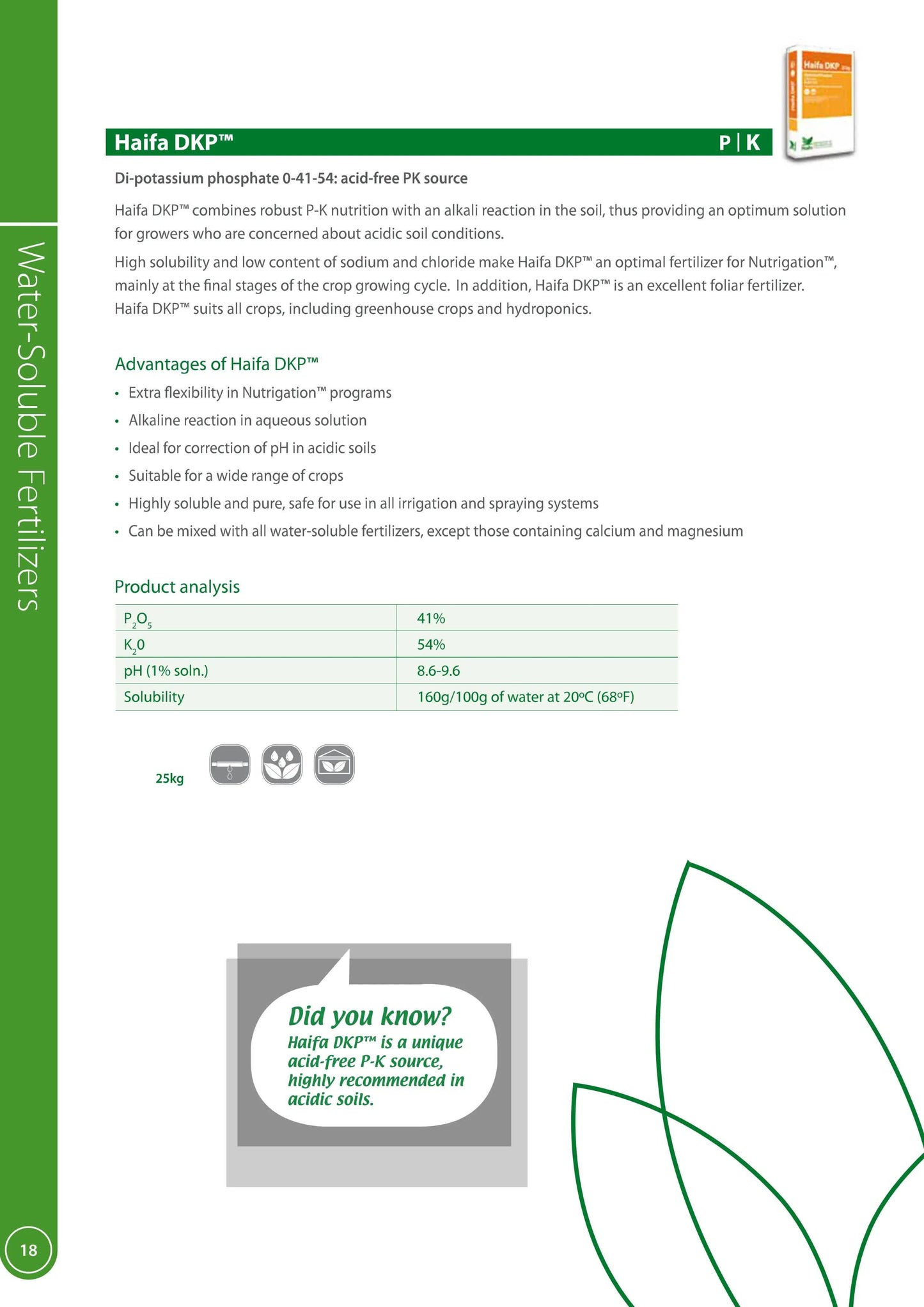 Haifa DKP 0-40-53 fertilizer 50 lb.