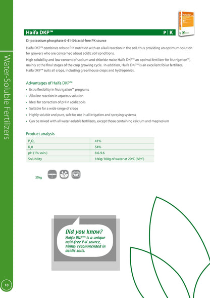 Haifa DKP 0-40-53 fertilizer 50 lb.