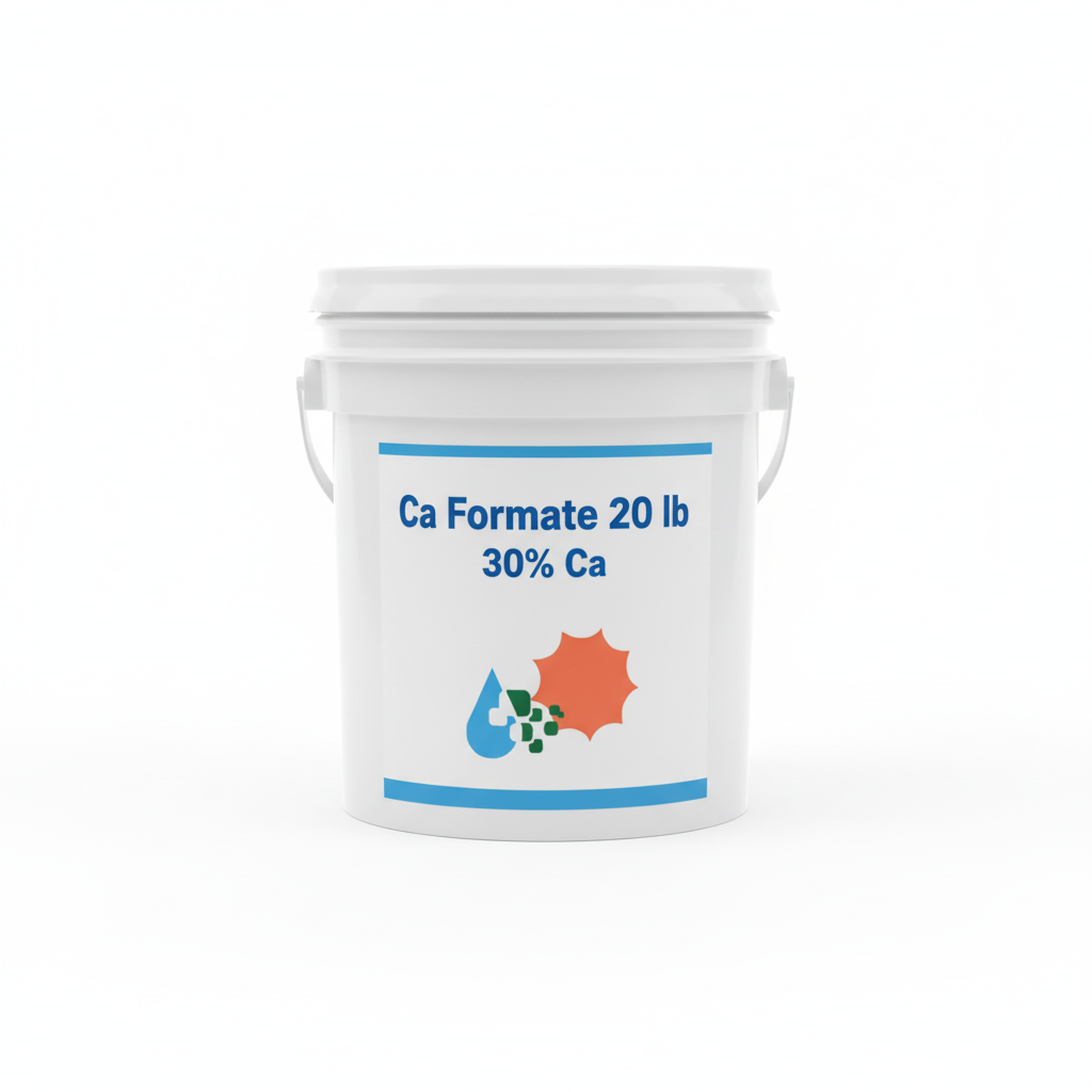 Calcium Formate 30% Ca nitrogen-free water-soluble fertilizer 20 lb resealable pail