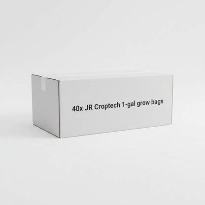 JR Croptech Coco Grow Bags 1-gal Case Box