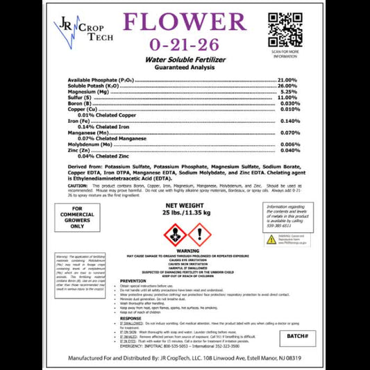 Flower Mix 0-21-26 Fertilizer - 4 Pound