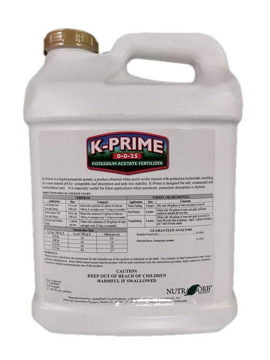 Nutra-Sorb K-Prime 0-0-25 Potassium Acetate Fertilizer