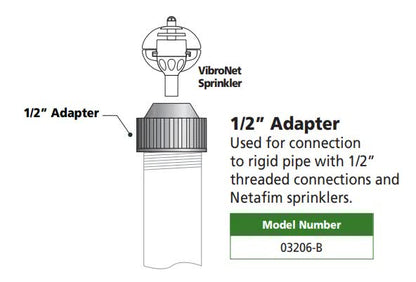 1/2" Female Pipe Thread X Micronet Adapter