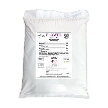 JR Croptech Flower Mix 0-21-26 Water Soluble Fertilizer - 25 Pound