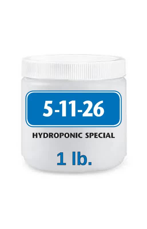 5-11-26 Hydroponic Special fertilizer 1 lb.