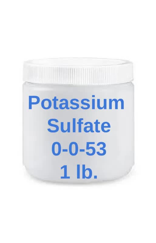 Potassium Sulfate 0-0-53 fertilizer 1 lb.