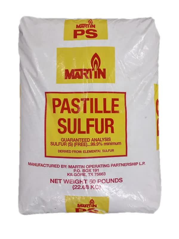 Pastille 99% Elem Sulfur - 50 lb