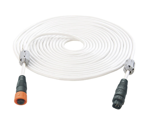 Coiled PHOTOBIO CX control cable with ferrite sleeves and 3-pin locking connectors
