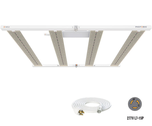 PHOTOBIO MX2 680W LED grow light, multi-bar fixture with L7-15P Cord
