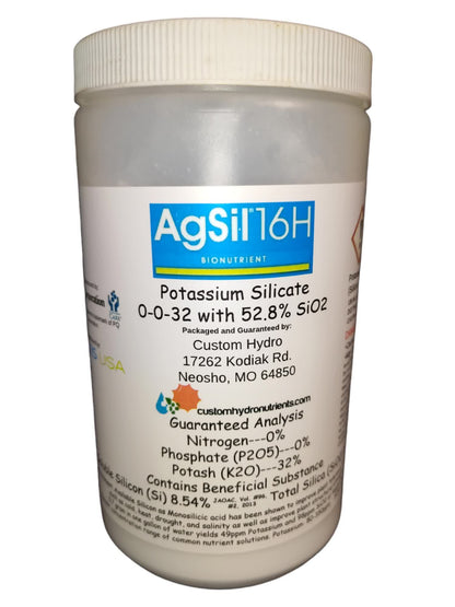 AgSil 16h potassium silicate fertilizer 1 lb.