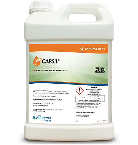 CAPSIL product container with label on a white background