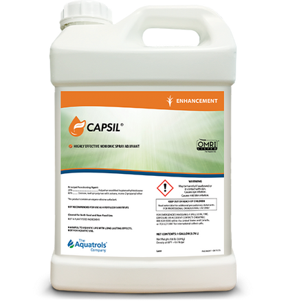 CAPSIL product container with label on a white background