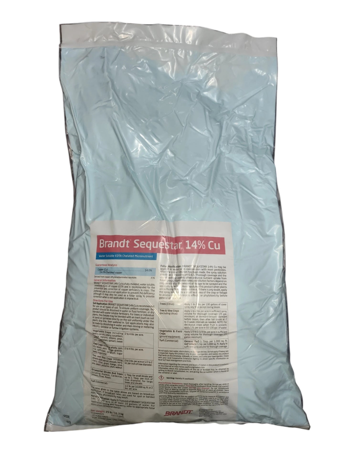 Brandt Sequestar 14% Copper EDTA microgranule