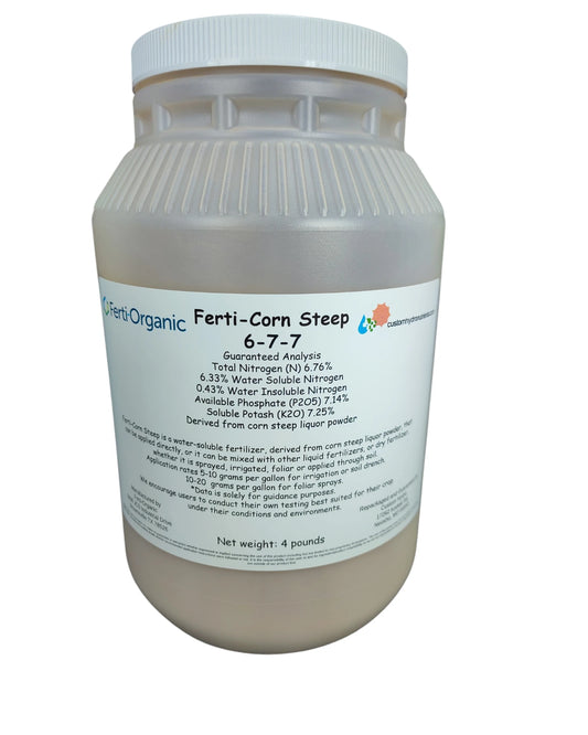 Ferti-Corn Steep Powder 6-7-7 Organic NPK - 4 lb