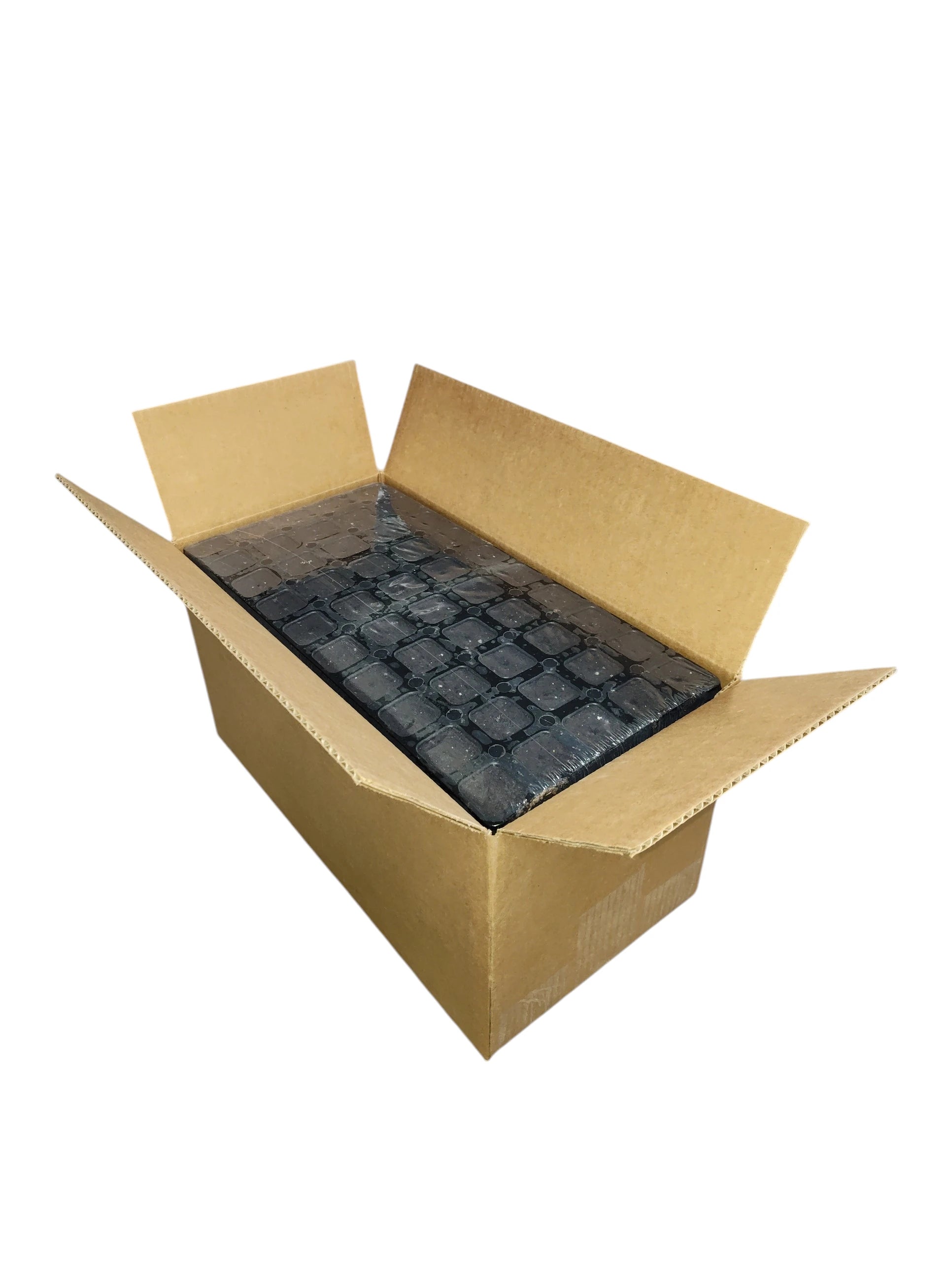 Case of 6 Speedy Root 50-cell propagation trays with peat plugs for commercial growers