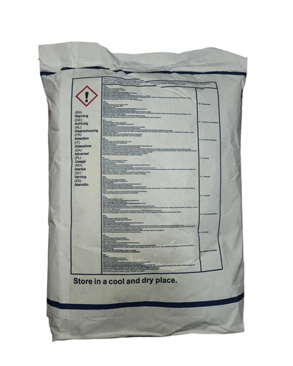 Citric acid anhydrous 50 lb bag back view — OMRI listed and Non-GMO Project verified, NOP compliant for organic production
