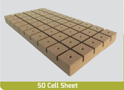 Oasis Rootcubes - 1.5" Square 50 Cells/Sheet (case of 20 sheets)
