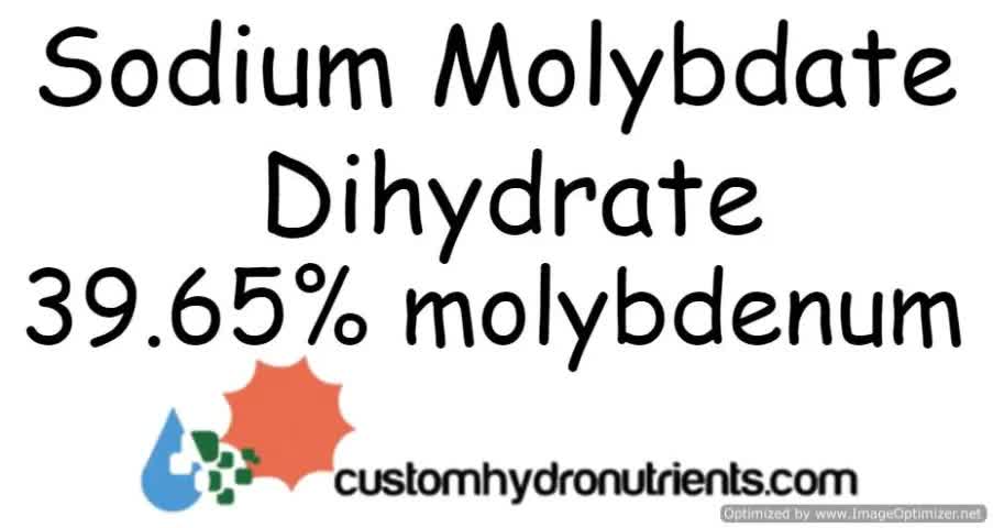Sodium Molybdate 8 oz.