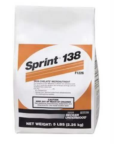 Sprint 138 6% Iron EDDHA chelated fertilizer 5 lb.