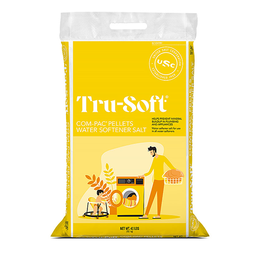 Tru Soft Water Softener Solar Salt Pellets - 40 lb