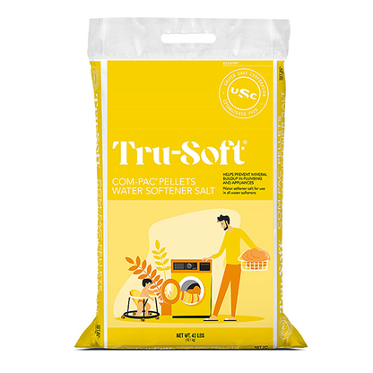 Tru Soft Water Softener Solar Salt Pellets - 40 lb