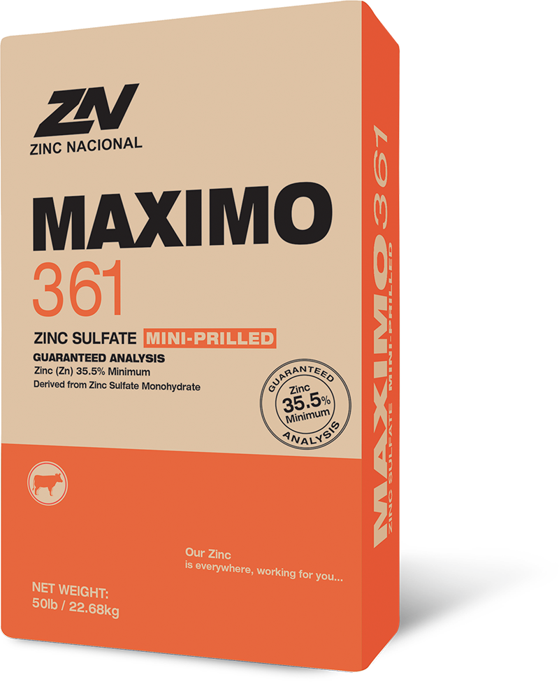 Maximo 361 Mini-Granule Zinc Sulfate | 35.5% Zn 50 lb