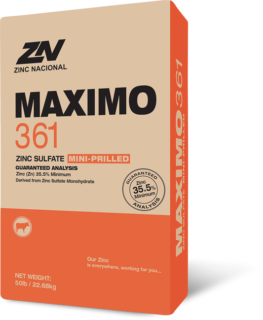 Maximo 361 Mini-Granule Zinc Sulfate | 35.5% Zn 50 lb